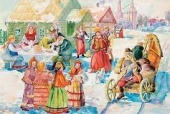 Книжно-иллюстративная выставка «Традиции народов России в зимнее время года»