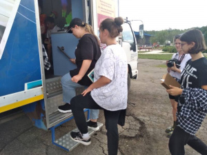 Выезд КИБО ОУНБ в ДООЛ имени В. Дубинина Татищевского муниципального района