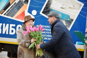 В преддверии Международного Женского дня 8 марта КИБО ОУНБ приняло участие в акции «Литературные чтения в Саратове»