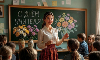 Книжная выставка «Учителями славится Россия!»